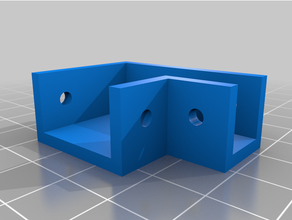 printer's box corners enclosure 3d print model - Mito3D