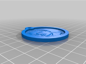 Elvis gomy angepasst Schlüsselbund Lithophan 3d print model - Mito3D