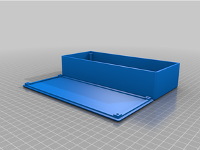 custbdfsvaomized parametric project box ic studs 3d print model - Mito3D