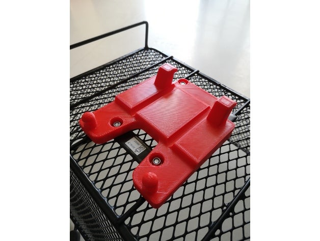 decathlon btwin bclip attachment mount plate 3D print model - Mito3D