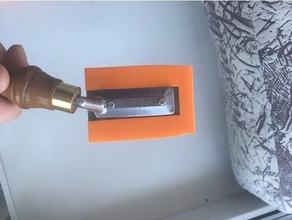 impiallacciatura Astuccio guaina coltello lavorazione legno utensili 3d print model - Mito3D
