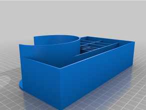 diario lavabo organizador baño caja maquillaje 3d print model - Mito3D