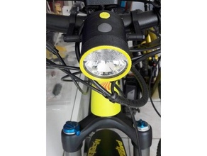bike lampe bicicleta ebike farol conduziu luz 3d print model - Mito3D