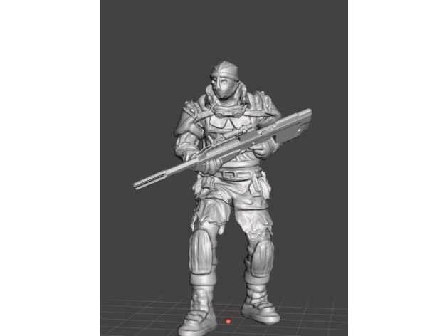 unitologiste soldat bataille fusil table miniatures apocalypse bandit morte espace dnd miniature donjons dragons stylo papier post apocalyptic Publier apocalyptique 3D print model - Mito3D