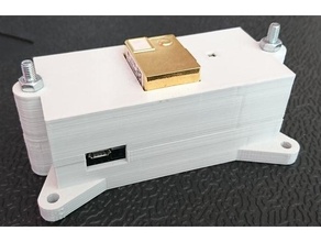 wemos d1 sensorbox bme280 automatisation mhz19b mini Cas gaine 3d print model - Mito3D