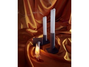 candelabro 50mm 100mm porta vela minimalista 3d print model - Mito3D