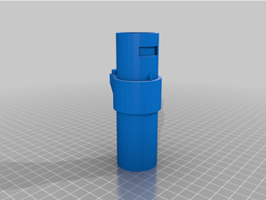 Aja adaptador mangueira aspirador 3d print model - Mito3D