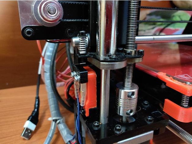 z-axis limit switch support-rise geeetech i3 easy pla pro prusa red rosso support upgrade 3D print model - Mito3D