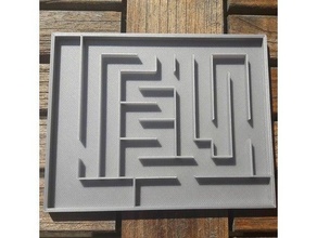 labyrinthe goutte 3d print model - Mito3D