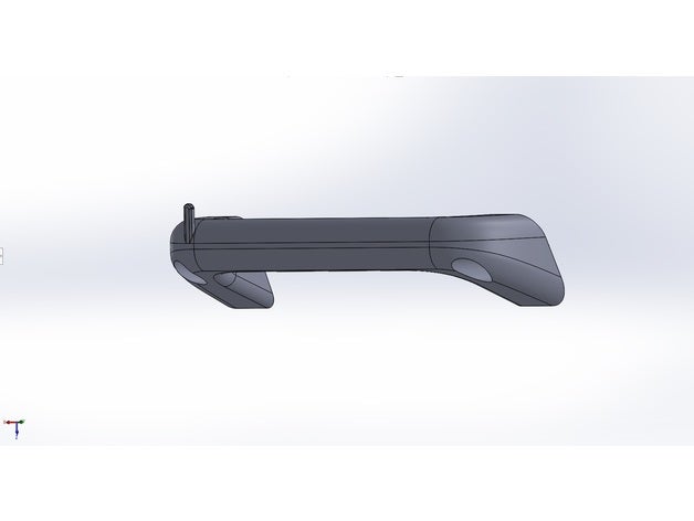 maniglia interna asidero pie compatible fíat punto 2008 3D print model - Mito3D