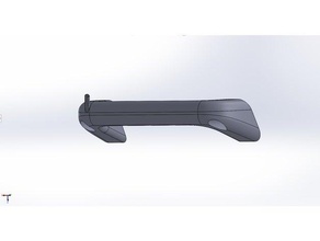 maniglia interna asidero pie compatible fíat punto 2008 3d print model - Mito3D