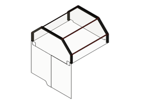 blv cubo recinto habitação cobrir bainha 3d print model - Mito3D