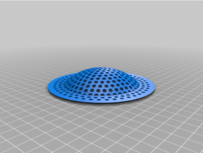 customized geodesic kitchen sijoel shelleynk drain strainer 3d print model - Mito3D