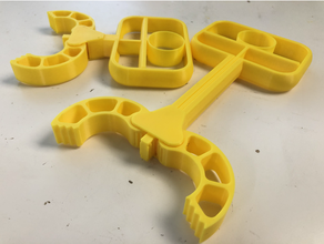 robo brazo juguete impresión sitio notouchchallenge coronavirus covid 19 manos libres 3d print model - Mito3D