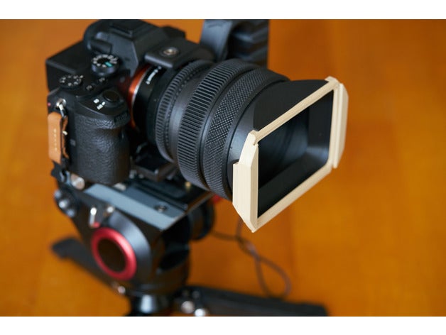 Quadrat Linse Kapuze angepasst Art 100 100mm Filter Halter Unterstützung 3D print model - Mito3D