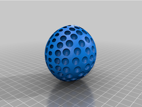 Golf Ball v1 3d print model - Mito3D