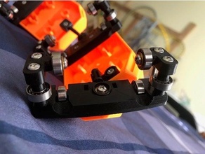k'nex ss rouleau coaster ball palier roue assemblages 3d print model - Mito3D