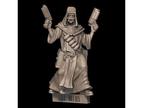 cultist gunslinger miniature necromunda wargames warhammer 40k 3d print model - Mito3D