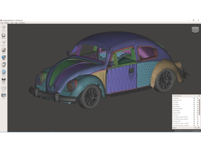 vw escarabajo open 3d print model - Mito3D