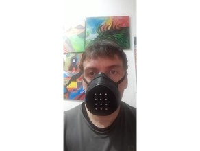 masque anti covid19 coronavirus visage covidmask mascarilla 3d print model - Mito3D