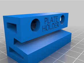 plate holder 3d print model - Mito3D