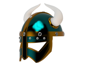 viking helmet 3d print model - Mito3D