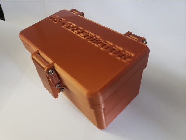 65 Creedmoor 308 Winchester bala caixa ganhar 3D print model - Mito3D