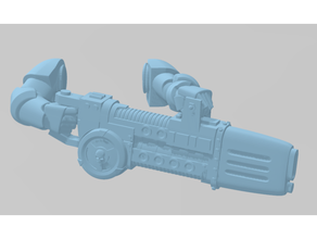 ciencia ficción pesado armas 3d print model - Mito3D