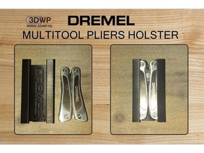 dremel multitool pliers holster 3d print model - Mito3D