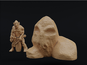 trollstone 7 28mm 30mm 32mm jeux société dnd donjons dragons fantaisie givre Jeu Jeux jeu géants médiéval miniature miniatures monstres Mordheim terrain mythe mondes 3d print model - Mito3D