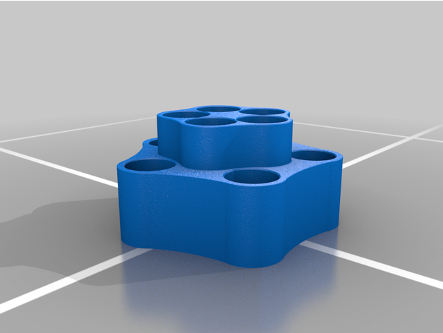 esencial petróleo soporte cantidad 10 estante 3D print model - Mito3D