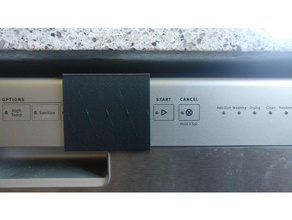 Maytag Lave vaisselle toucher panneau couverture gaine garde 3d print model - Mito3D