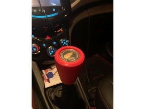 chevy sonic shift knob coin holder collector shifter 3d print model - Mito3D