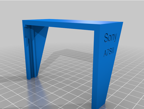 lcd schermo sole ombra Sony a7sii parasole 3d print model - Mito3D