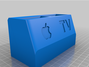 tv remoto caja 3d print model - Mito3D