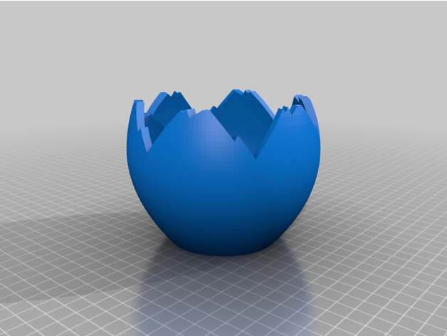 egg bowl broken broken-egg easter 3D print model - Mito3D
