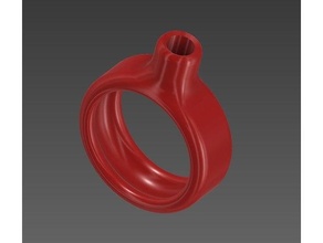 touch capacitive ring 205mm notouchchallenge autodesk inventor coronavirus covid-19 challenge 3d print model - Mito3D