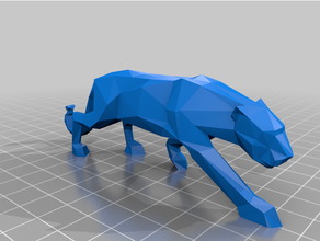 alien panther 3d print model - Mito3D