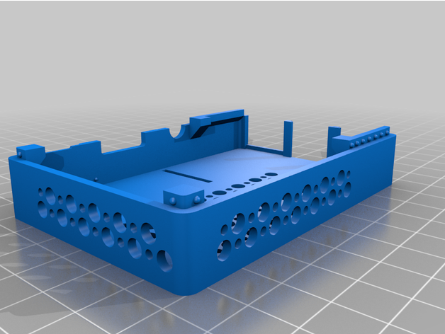 lampone pi scatto estrusione montabile 2020 3D print model - Mito3D