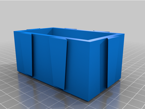 modulare coda rondine Schermo box rectangle pressofuso macchine thinghies scatola scultura parete arte 3d print model - Mito3D