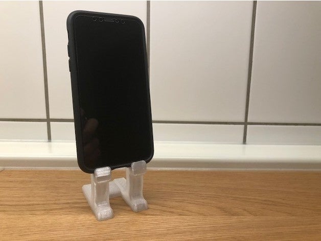 telefon tablet ayakta durmak korona koronavirüs zamanı iphone xs seyyar skype Kulp destek video görüşmeleri 3D print model - Mito3D