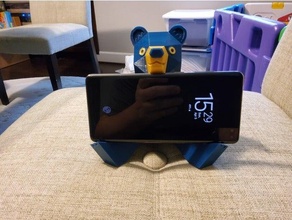 formosan black bear remix phone stand amao poly 3d print model - Mito3D
