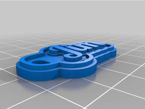 jimmy customized multiline tag keychain 3d print model - Mito3D