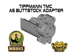 tippmann tmc a5 buttstock adattatore magfed paintball 3d print model - Mito3D