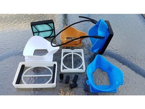Notfall Maske breit Filter Covidmask Respirator 3d print model - Mito3D