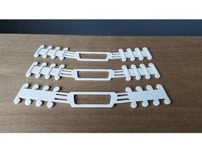 surgical mask strap skeletonized covid-19 covidstopca 3d print model - Mito3D