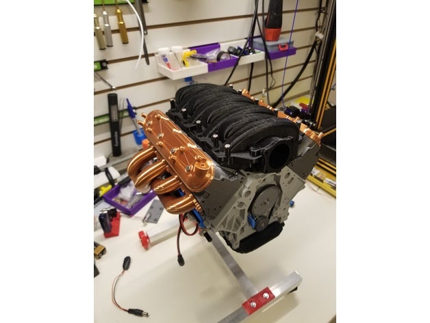 Chevy Camaro ls3 Motor 3D print model - Mito3D