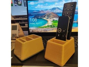 tv remote holder 3d print model - Mito3D