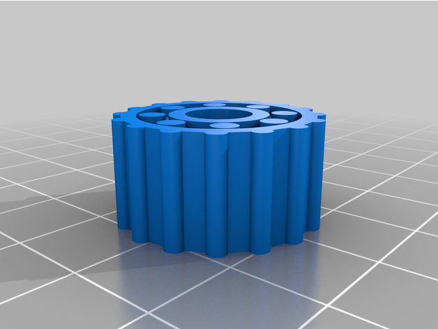 double ball bearing brearing 3D print model - Mito3D