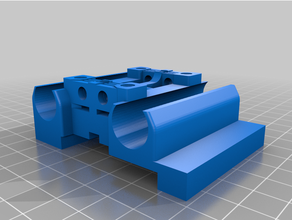 Hyperwürfel Titan Halterung 3d print model - Mito3D